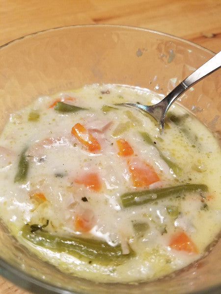 Creamy Turkey and Rice Soup