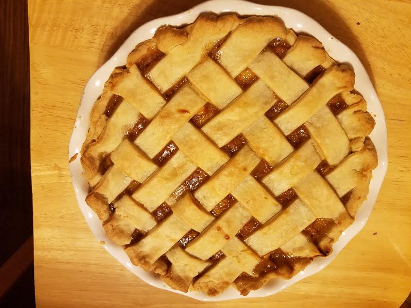 Peach Pie with Lattice Crust