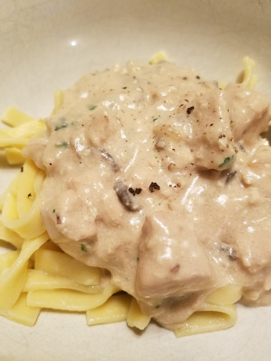 Chicken and Mushroom Stroganoff