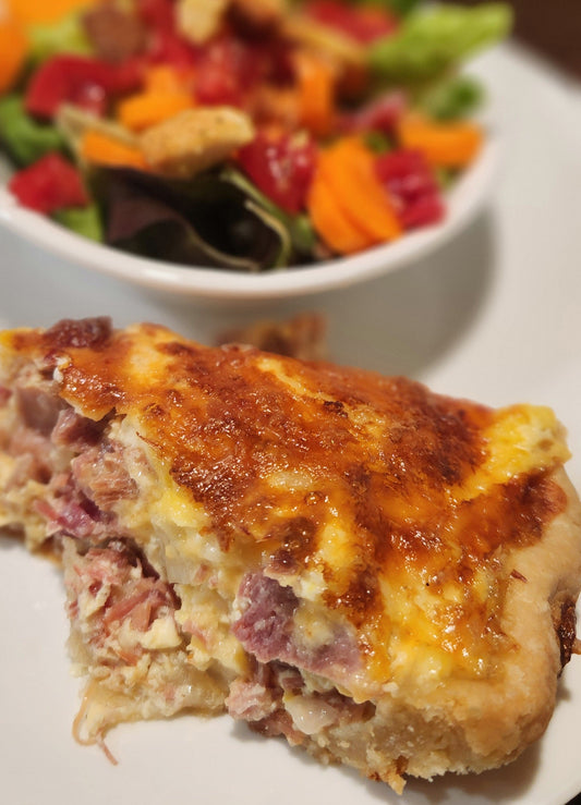 Ham & Potato Quiche