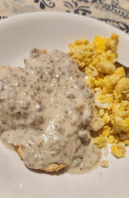 Simple Sausage Gravy {like Grandma used to make}