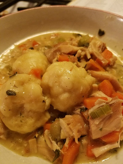 Chicken and Biscuit-Style Dumplings
