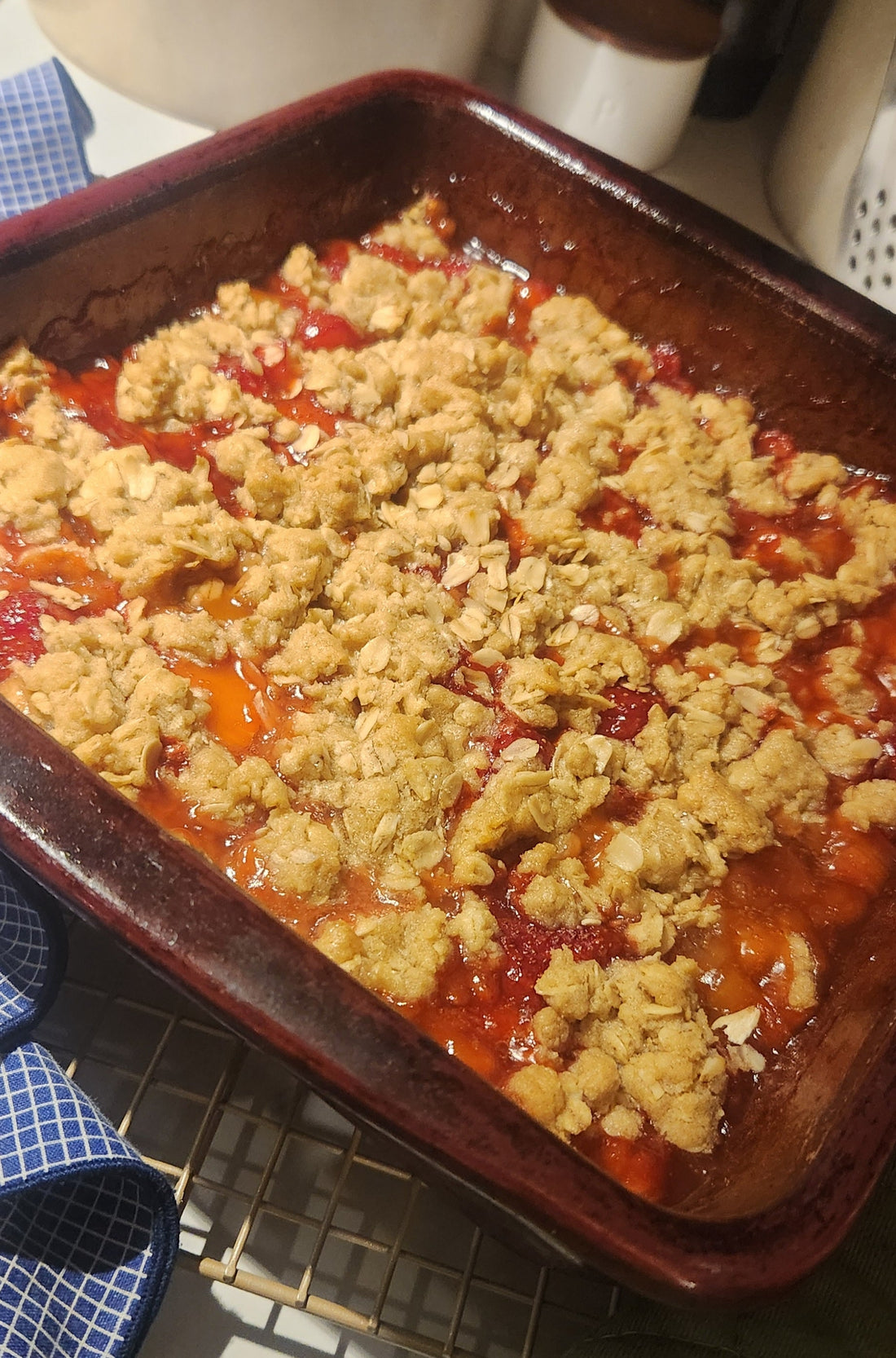 Strawberry-Rhubarb Crisp
