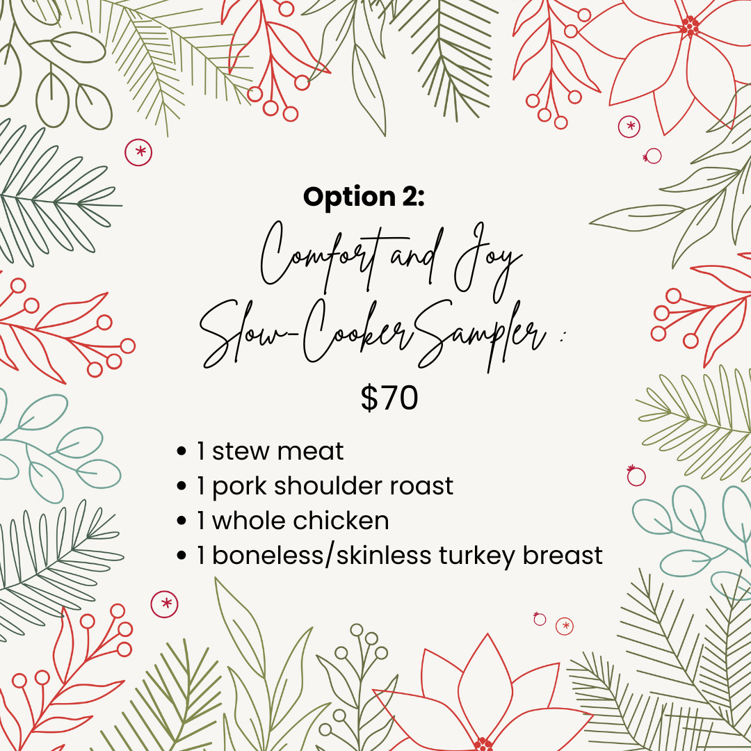 Comfort and Joy Slow Cooker Sampler