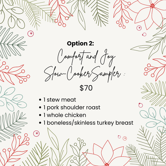 Comfort and Joy Slow Cooker Sampler