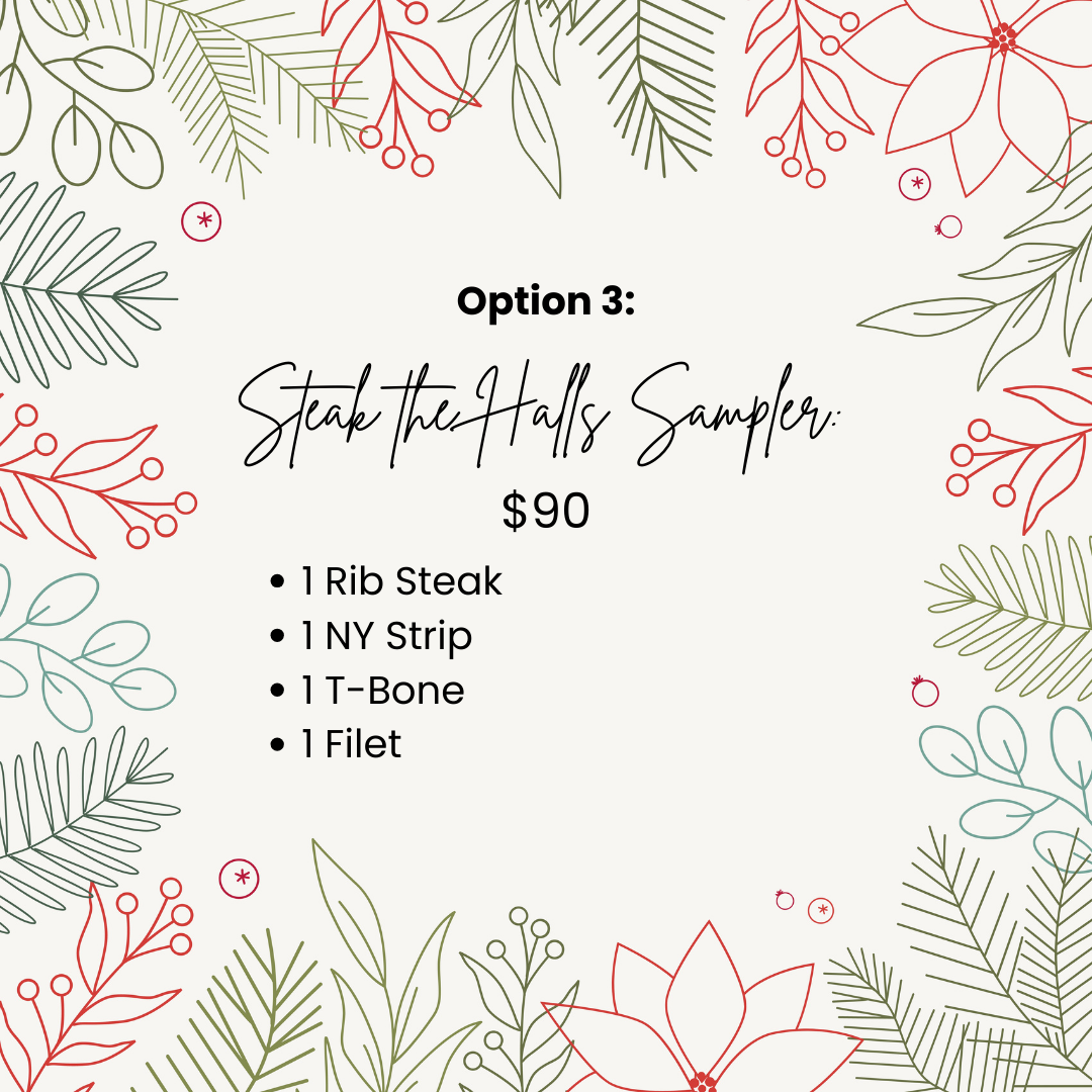 Steak the Halls Sampler