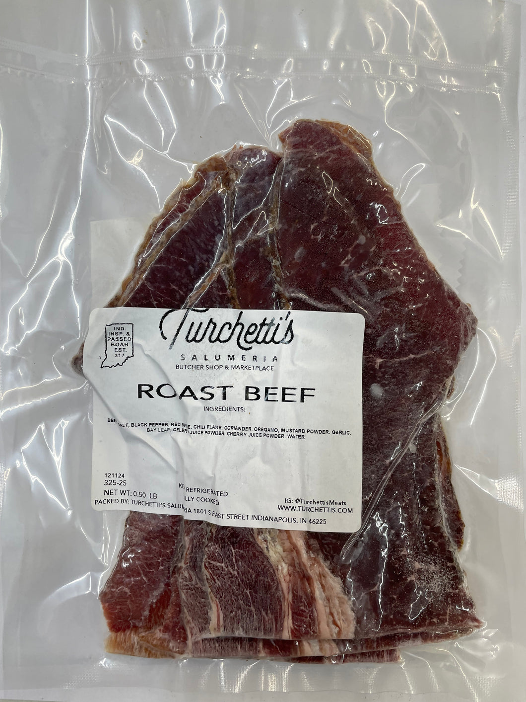 Roast Beef Deli Meat- DEPOSIT
