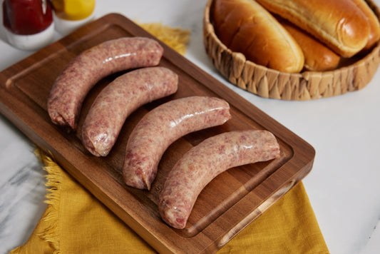 Pineapple-Teriyaki Pork Brats