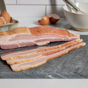 Traditional-Cure Thick Hickory Bacon